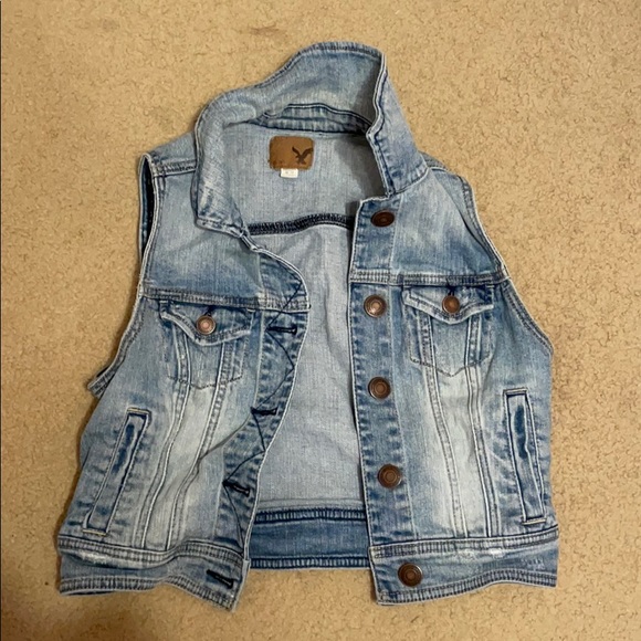 American Eagle Outfitters Jackets & Blazers - American Eagle Jean Vest
